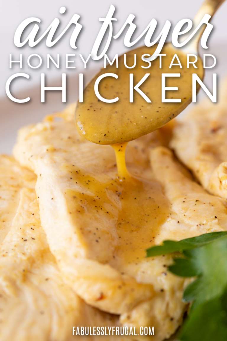 6 Ingredient Honey Mustard Chicken Breasts in the Air Fryer Recipe