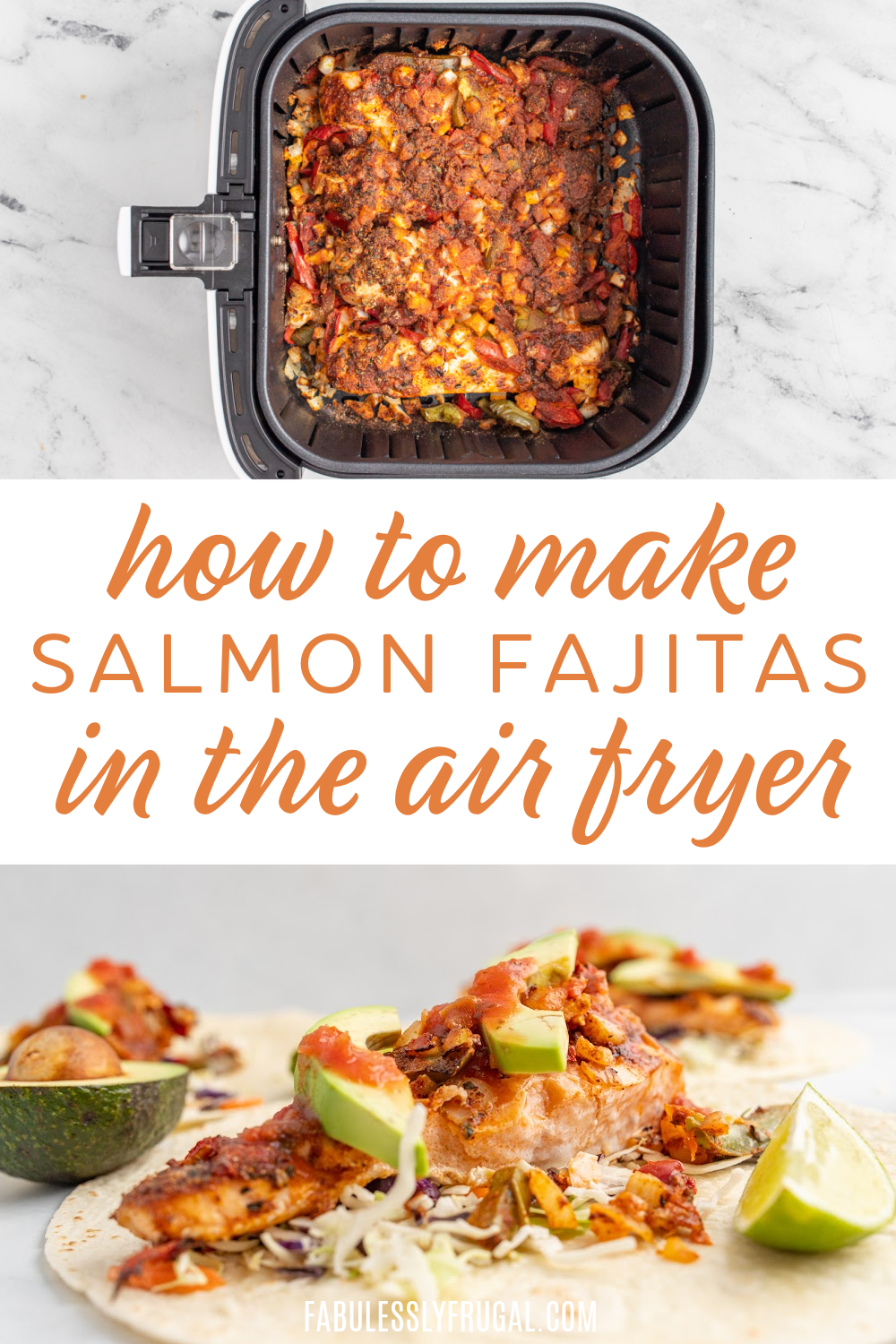 easy 5 ingredient salmon fajitas