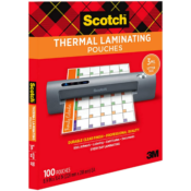 100-Pack Scotch Thermal Laminating Pouches as low as $13.29 Shipped Free...