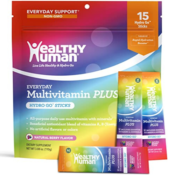 15-Pack Healthy Human Multivitamin Electrolyte Powder HydroGo Sticks $9.99...