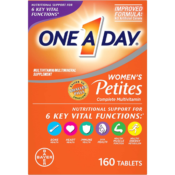 160-Count One A Day Women's Petites Multivitamin as low as $4.70 Shipped...
