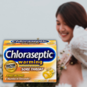 18-Count Chloraseptic Sore Throat Lozenges Warming Honey Lemon as low as...