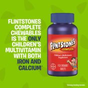 180 Count Flintstones Children’s Multivitamin Chewable Tablets as low...