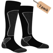2 Pack Wool Volcanic Rock Ski Socks $13.99 After Code (Reg. $27.99) + Free...
