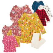 3-Pack Baby & Toddler Girl's Organic Cotton Dress Sets from $6 (Reg....