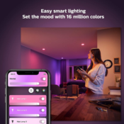 3-Pack Philips Hue White and Color Ambiance LED Smart Bulbs $94.99 Shipped...