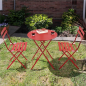 3-Piece Weather Resistant Metal Outdoor Furniture Set $89.99 Shipped Free...