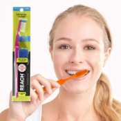 6-Pack Reach Crystal Clean Toothbrush Medium Bristles $8.62 (Reg. $10.36)...