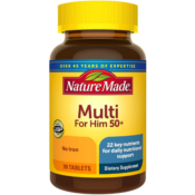 90-Count Nature Made Men's Multivitamin 50+ Tablets with Vitamin D as low...