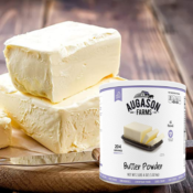 Augason Farms Butter Powder, 2-Pounds with 10-Year Shelf Life $17.07 (Reg....