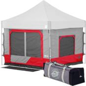 Camping Cube 6.4 Converts 10′ Straight Leg Canopy into Camping Tent $191.26...
