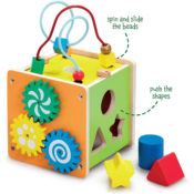 Early Learning Centre Mini Wooden Activity Cube $7.01 (Reg. $14.99) - FAB...