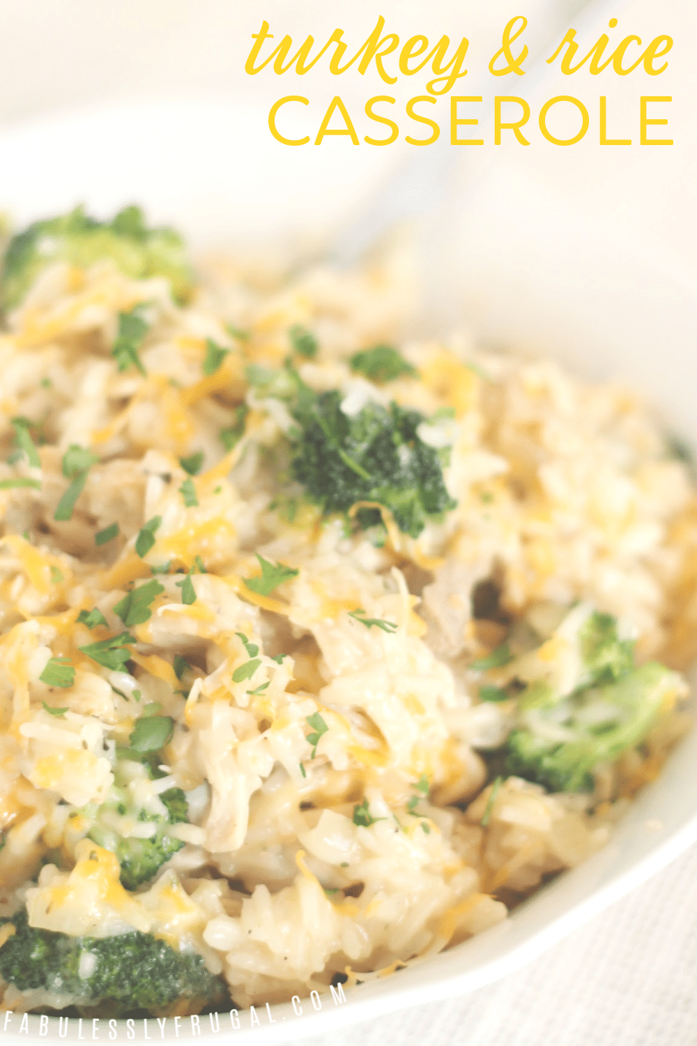 Easy turkey broccoli rice casserole recipe