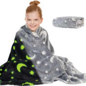 Glow in The Dark Throw Blanket $15 After Code (Reg. $49.99) + Free Shipping...