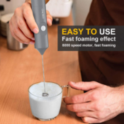 Handheld Electric Milk Frother $7.49 After Code (Reg. $14.99) - FAB Ratings!