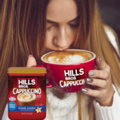 Hills Bros Sugar-Free Decadent French Vanilla Cappuccino Makes 28 Servings...