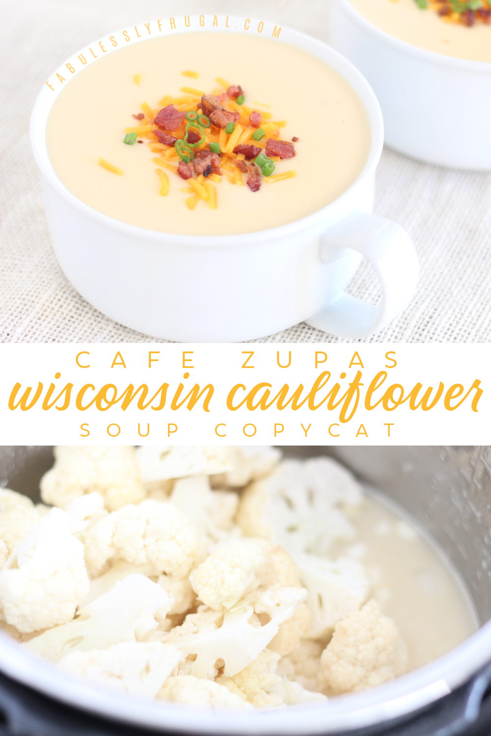 How to Make Zupas Wisconsin Cauliflower Soup