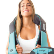 Today Only! InvoSpa Shiatsu Back, Shoulder, and Neck Massager with Heat...