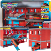 Micro Machines Core Fire & Rescue Expanding Playset w/ Micro Machines...