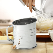 Stainless Steel 5-Cup Hand Crank Sifter $4.99 (Reg. $12.95) - 3.1K+ FAB...