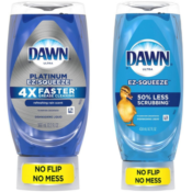 NEW Dawn EZ Squeeze Bottles from $2.99 + Free Store Pickup | No-Mess Cap!
