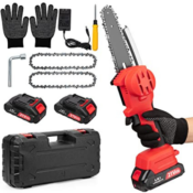 Portable 6-Inch Brushless Motor Chainsaw $45.49 After Code (Reg. $69.99)...