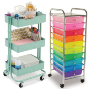 Rolling Storage Carts as low as $22.49 (Reg. $30) | RARE 25% Back in Michaels...