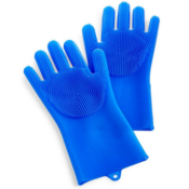 Set of 2 Silicone Scrubbing Gloves with Bristles $3.96 (Reg. $22)