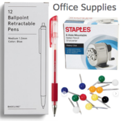 Staples Pens 12-Count Boxes from $1.25 (Reg. $3.75) + More Office Supplies...