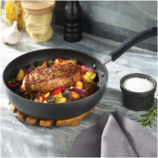 Today Only! T-fal Nonstick Cookware Lid Fry Pan 10-Inch $31.99 Shipped...