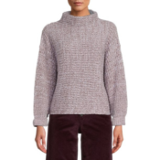 Time and Tru Women's Horizontal Shaker Sweater $5 (Reg. $22.98) - Multiple...