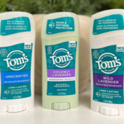 Today Only! THREE Tom’s of Maine Deodorants Just $9.67 After Target Gift...