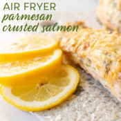 air fryer parmesan crusted salmon