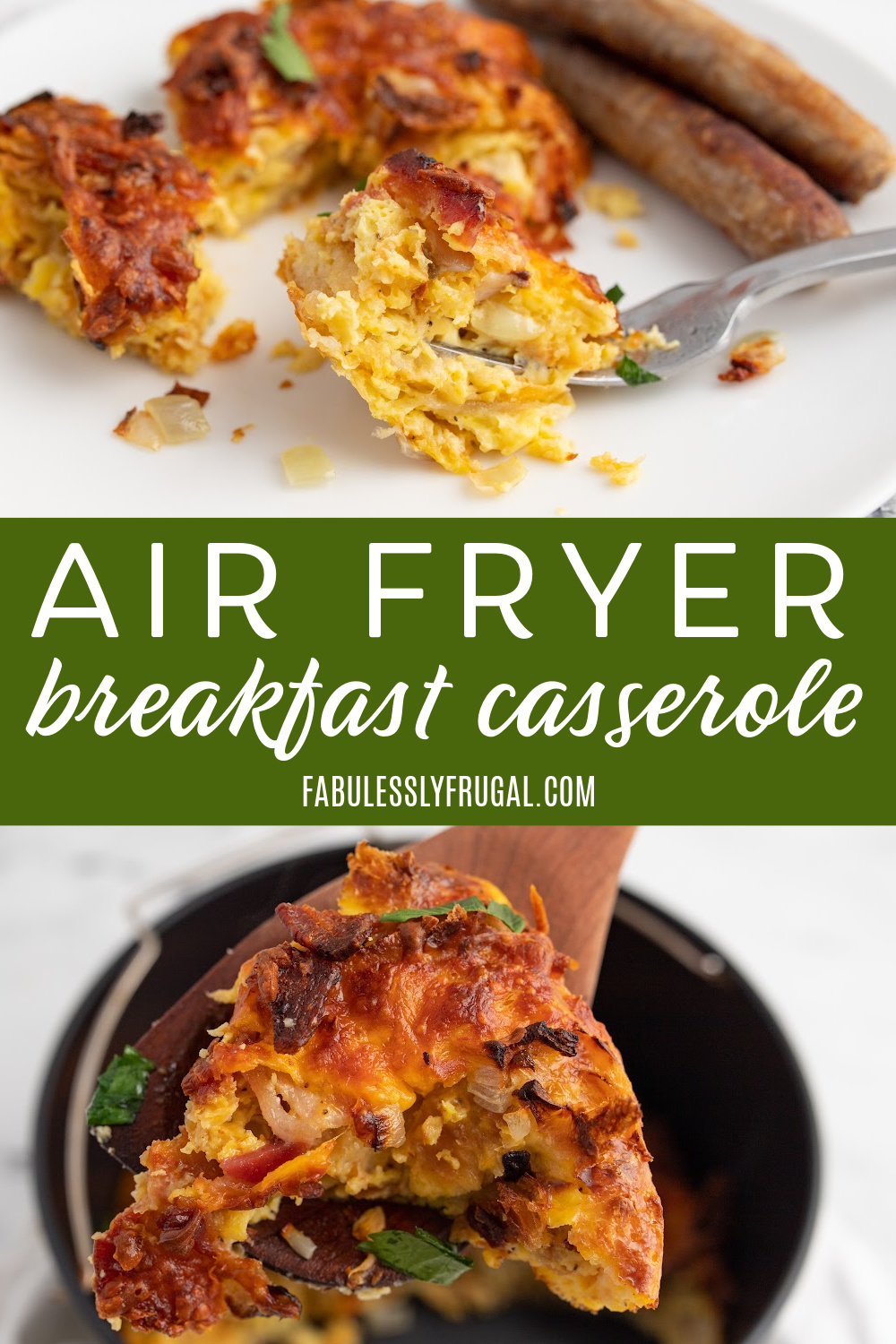 air fryer breakfast casserole
