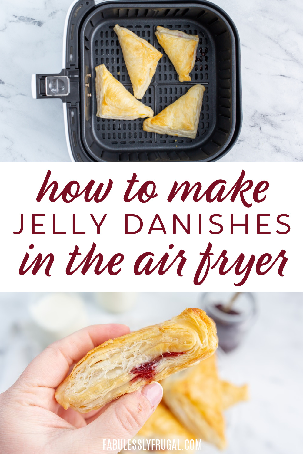 how to make jelly danishes in the air fryer