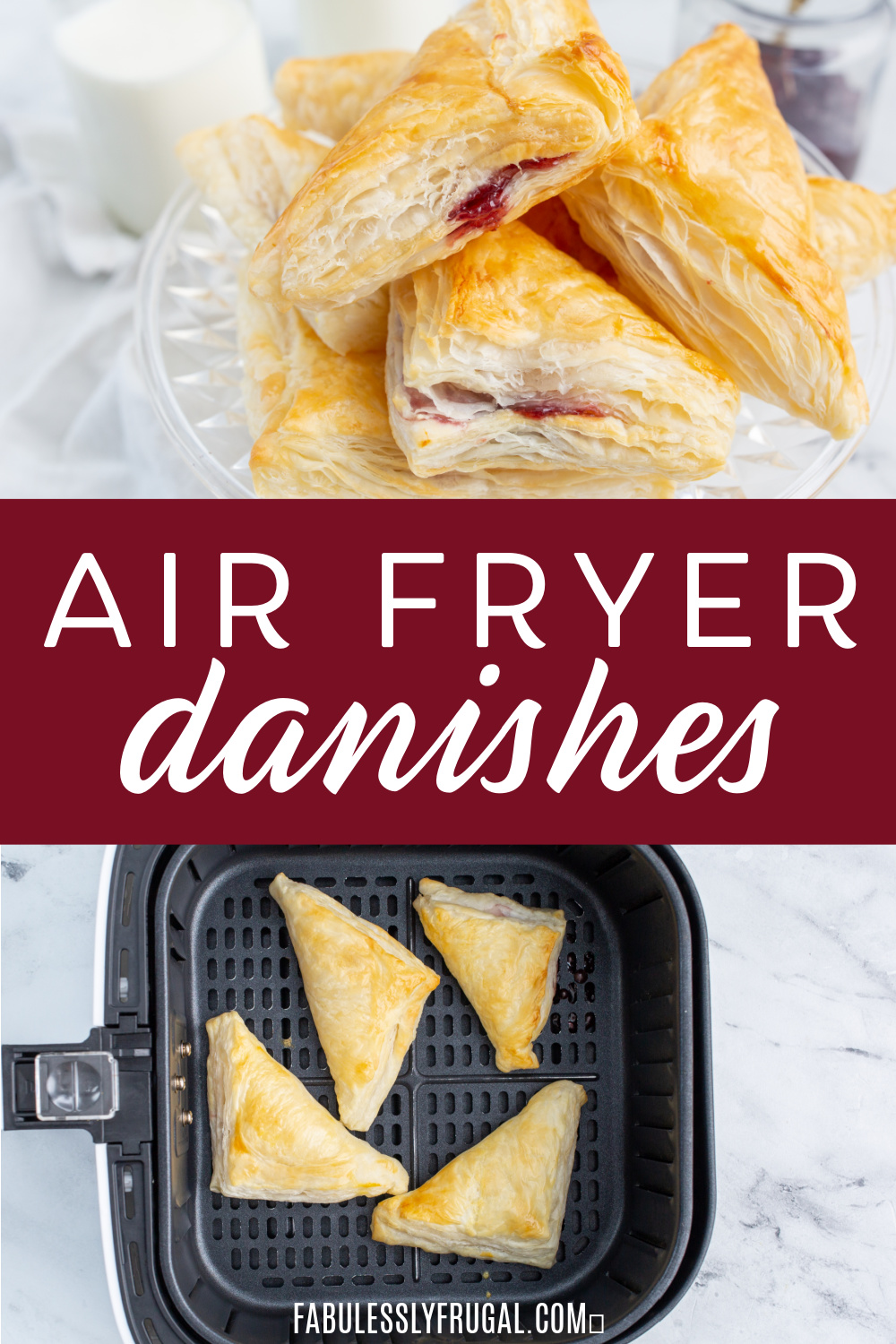 air fryer puff pastry danish recipe