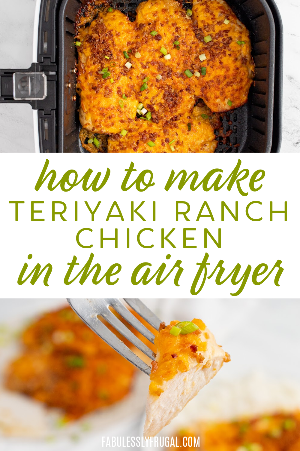 how to make teriyaki ranch chicken in the air fryer