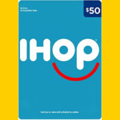 Today Only! Save $10 on a $50 IHOP Gift Card + Free Shipping
