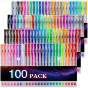 100-Piece Coloring Gel Pens Set as low as $14.24 Shipped Free (Reg. $17.99)...