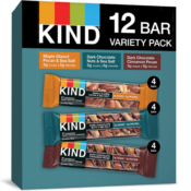 12-Count KIND Gluten-Free Bars, Nuts and Spices Variety Pack $13.48 (Reg....