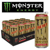 12-Count Monster Energy Java 300 Triple Shot, Mocha, 15 Oz as low as $17.16...