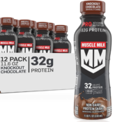 12-Pack Muscle Milk Pro Series Protein Shake, Knockout Chocolate as low...