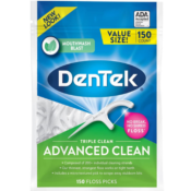 150-Count DenTek Triple Clean Advanced Clean Floss Picks as low as $3.38...