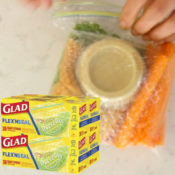 152 Count Glad FLEXN Seal Food Storage Plastic Bags, Quart as low as $11...