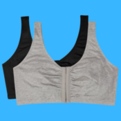 2-Pack Fruit of the Loom Women's Front Close Sports Bra $8.46 (Reg. $15.94)...