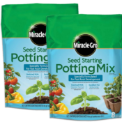 2 Bags Miracle-Gro Seed Starting Potting Mix = 16 Quarts $10.74 (Reg. $24.99)...