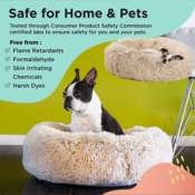 The Original Calming Donut Cat and Small Dog Bed $19.99 (Reg. $34.99) -...