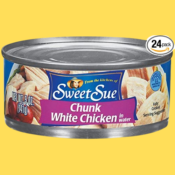 24 Cans Sweet Sue Chunk White Chicken in Water as low as $31.44 Shipped...