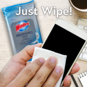 25-Count Johnson Windex Electronics Wipes, Pre-Moistened $4.29 (Reg. $6)...
