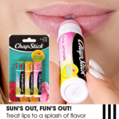3-Count ChapStick I Love Summer Collection: Pink Lemonade, Peaches and...